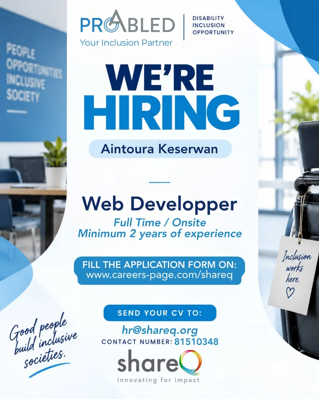 Web Developer Internship